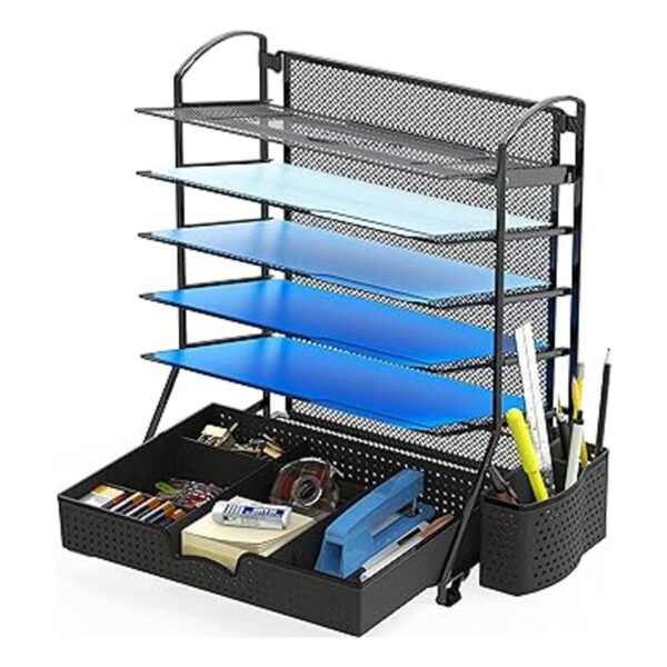 SimpleHouseware Organizador de 6 bandejas para documentos_4