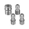 Hotop NPT 38 pulgadas acero inoxidable macho y hembra kit