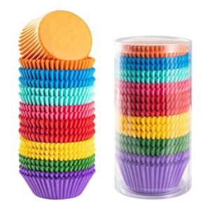 Gifbera Forros estándar para cupcakes Bright Rainbow para_1