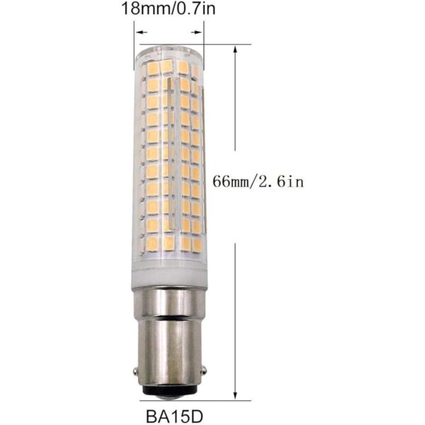 LXcom Bombilla LED para maíz 10 W BA15D 6 unidades_2