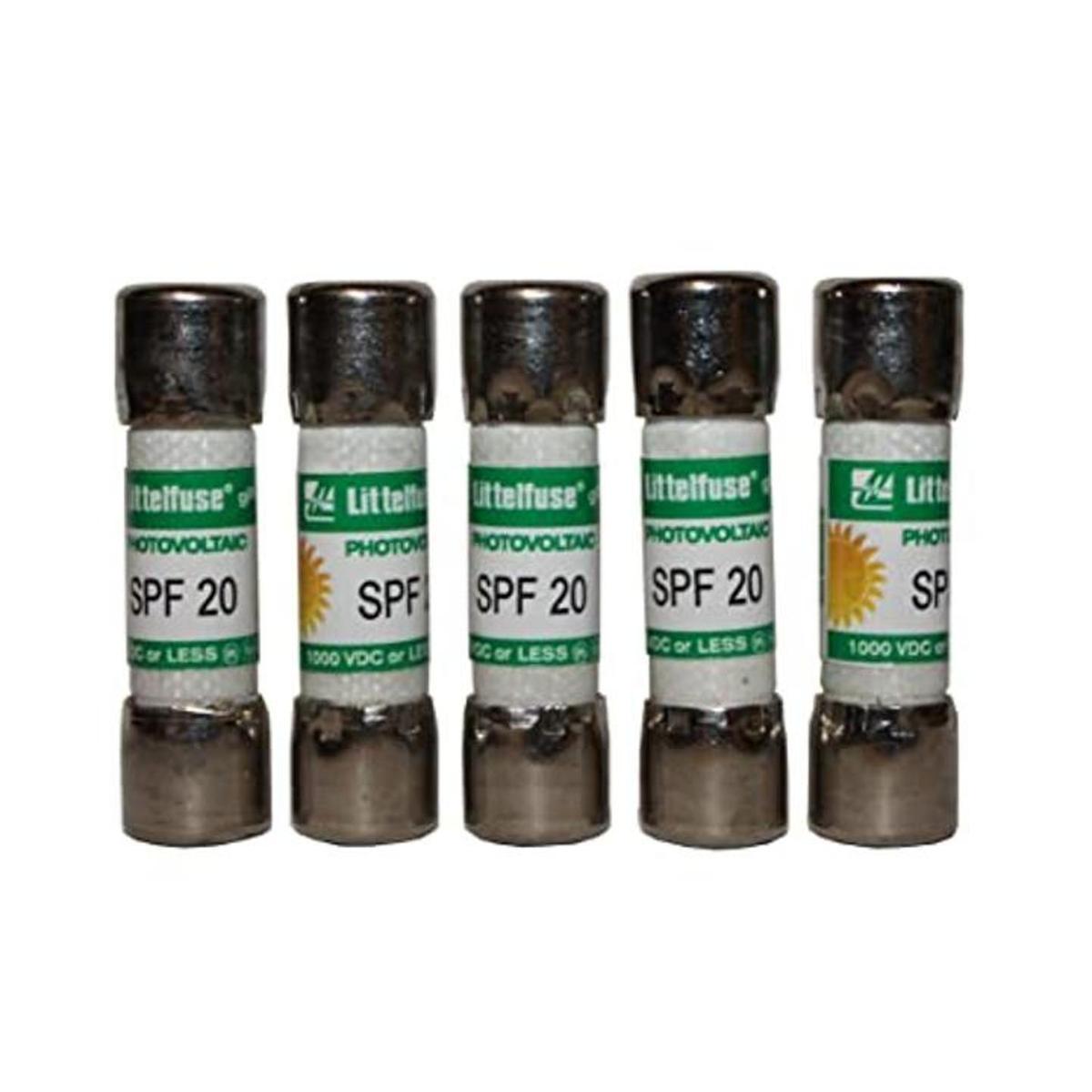 SPF020 Fusible SolarFotovoltic Protección 20 Amp 1.000