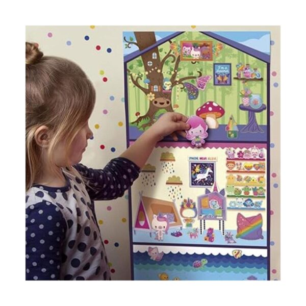 Crafttastic Jr Escena de casa de juegos de calcomanías