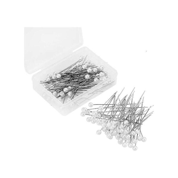 Senkary 200 alfileres de cabeza de perla blanca para