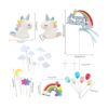 MOVINPE Kit de decoración de pastel de unicornio 21_2