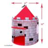 LimitlessFunN Kids Knight Castle Play Tent Bonus Star_4