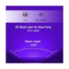 Lysed Paquete de 2 luces negras de 40 W luces LED negras