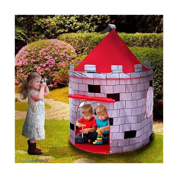 LimitlessFunN Kids Knight Castle Play Tent Bonus Star_3