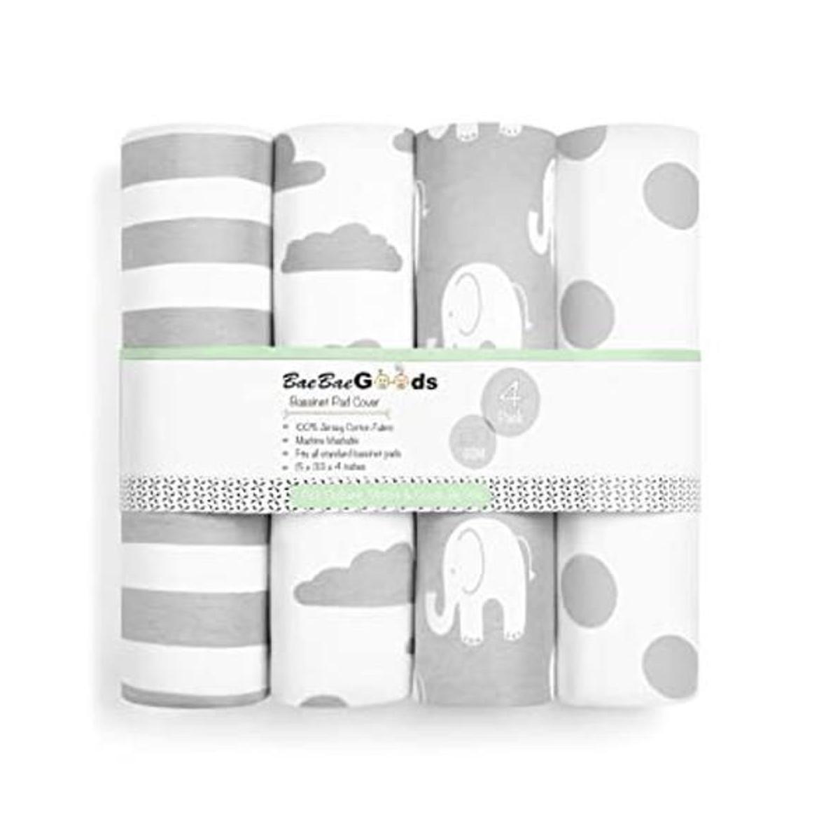 Sábanas para cuna Sábanas bajeras premium 4 unidades