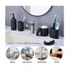 Rzoeox Juego completo de accesorios de baño con aspecto de