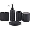 Rzoeox Juego completo de accesorios de baño con aspecto de