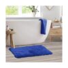Clara Clark Tapete de baño peludo con respaldo_2
