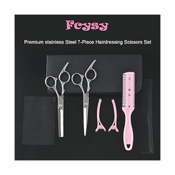 Tijeras de corte de pelo tijeras de adelgazamiento Fcysy_6