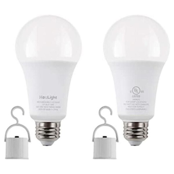 HouLight Bombillas LED de emergencia recargables de 5 W