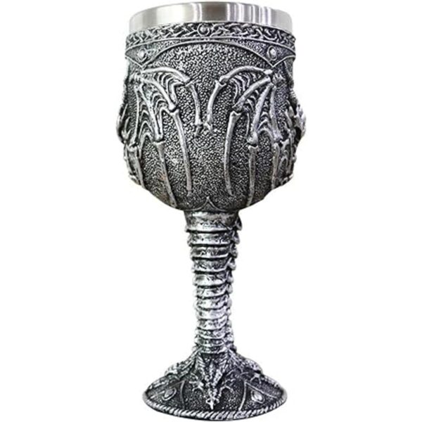 Cáliz de vino de dragón rugido medieval copa de cáliz de_2