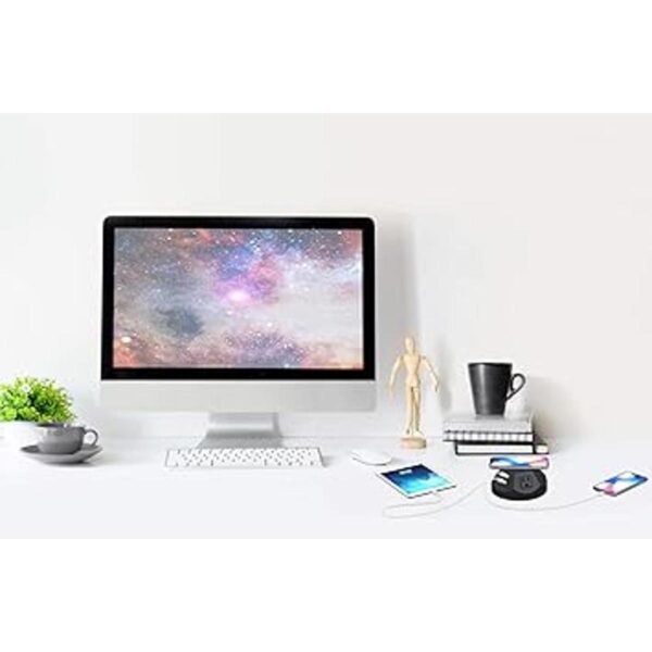 Torre con cargador inalámbrico y puertos USB protector_5