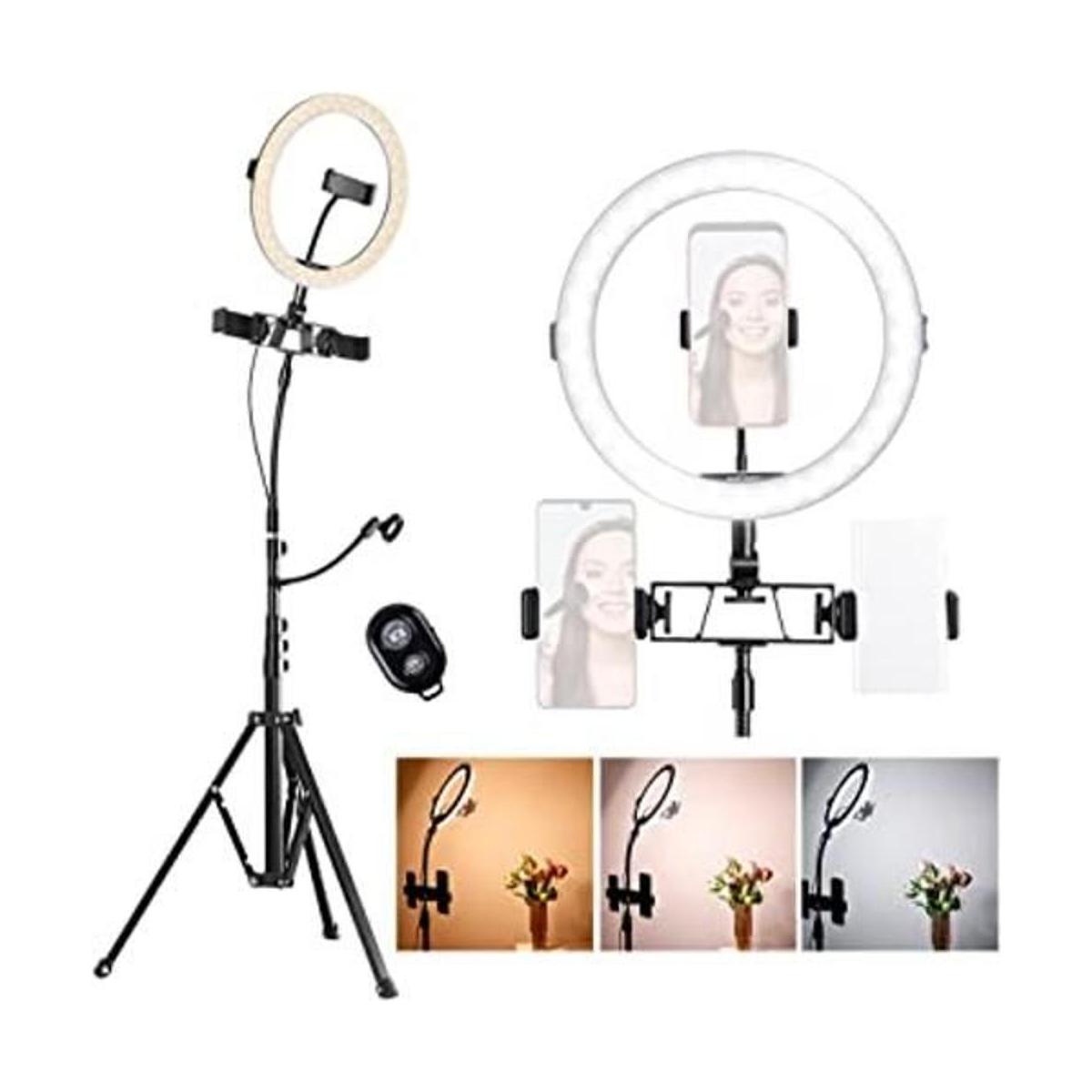 KF Concept Anillo de luz de 10 pulgadas con soporte