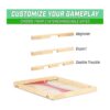 GoSports Juego Pass the Puck Juego de mesa de tiro_4