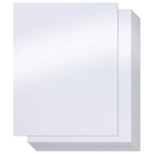 Papel blanco brillante paquete de 100 papeles de