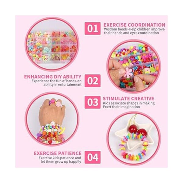 SUNNYPIG Joyería para niños y niñas kit de fabricación de_3