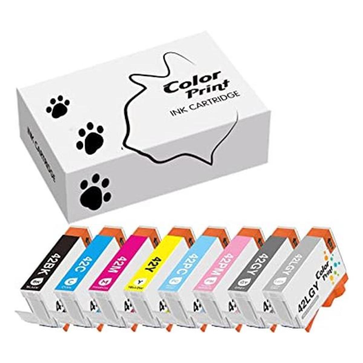 Paquete de 8 cartuchos de tinta compatibles con ColorPrint