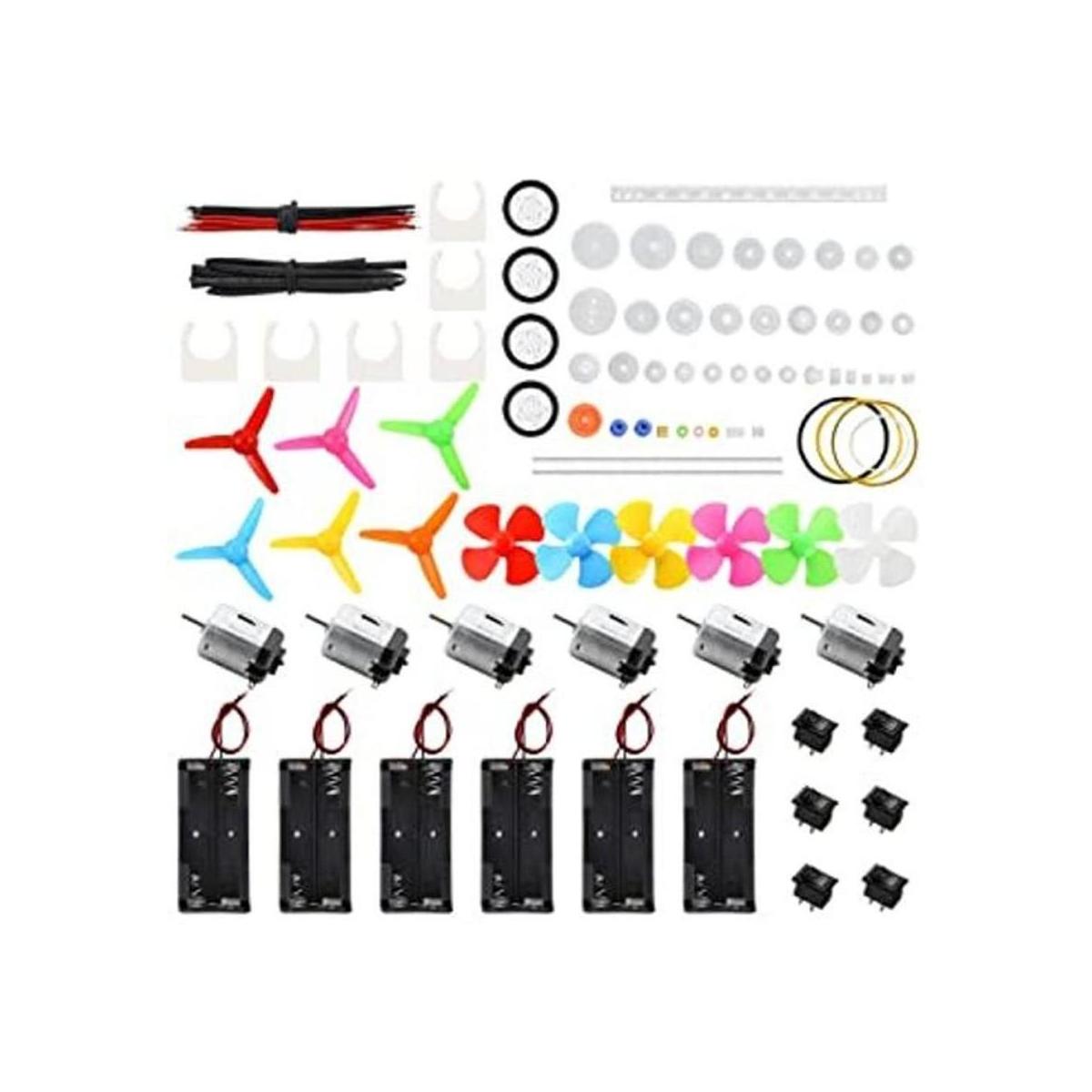 Sntieecr Juego de 6 motores de CC mini motor eléctrico de