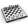 Juego de ajedrez magnético para viajes juegos de mesa_3