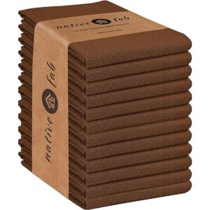 Native Fab Waffle Juego de 12 toallas de cocina de 100