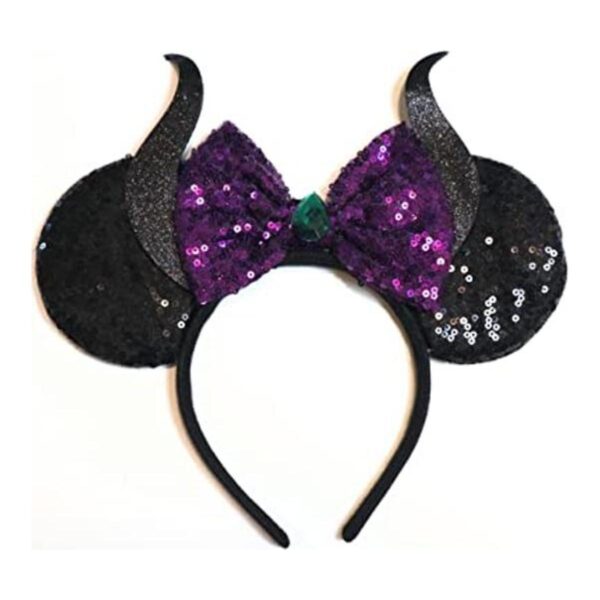 CLGIFT Diadema de orejas de Minnie con lentejuelas_1