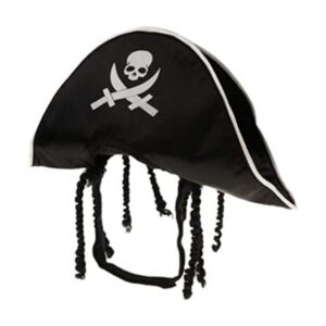 Amosfun Sombrero de pirata para mascotas para perro gato_1