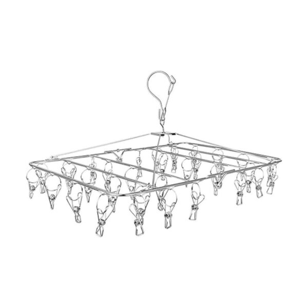 Fayleeko Perchero plegable de acero inoxidable con 52
