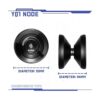 Magic Yoyo Nodo Yoyo Y01 profesional sin respuesta yoyo_4