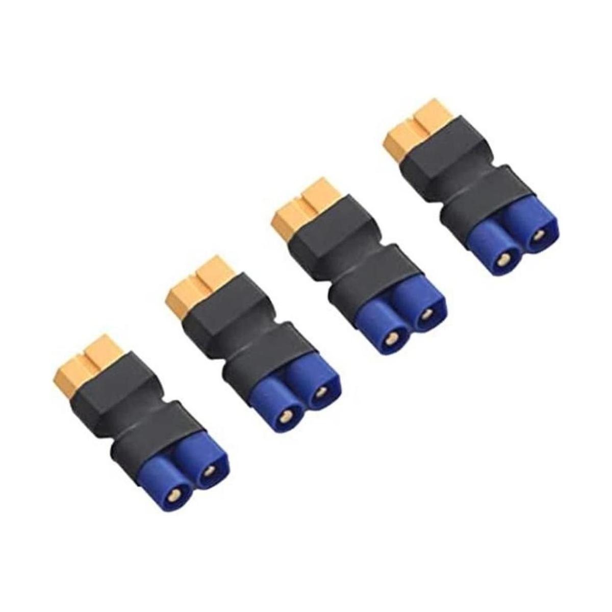 4 adaptadores ec3 a xt60 sin cables XT60 hembra a EC3
