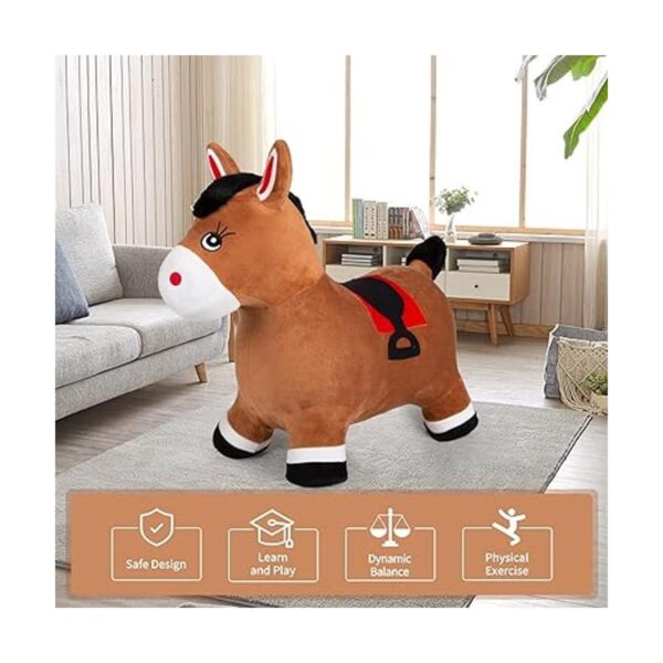 Inpany Bouncy Horse Hopper Caballo de salto inflable_5