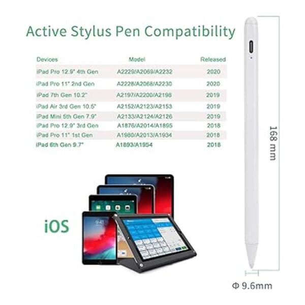 Lápiz óptico activo 2022 para Apple iPad de 2 generación_6