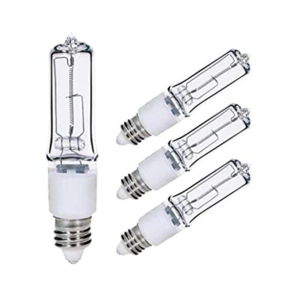 Paquete de 4 bombillas halógenas regulables JDE11 de 120 V_1