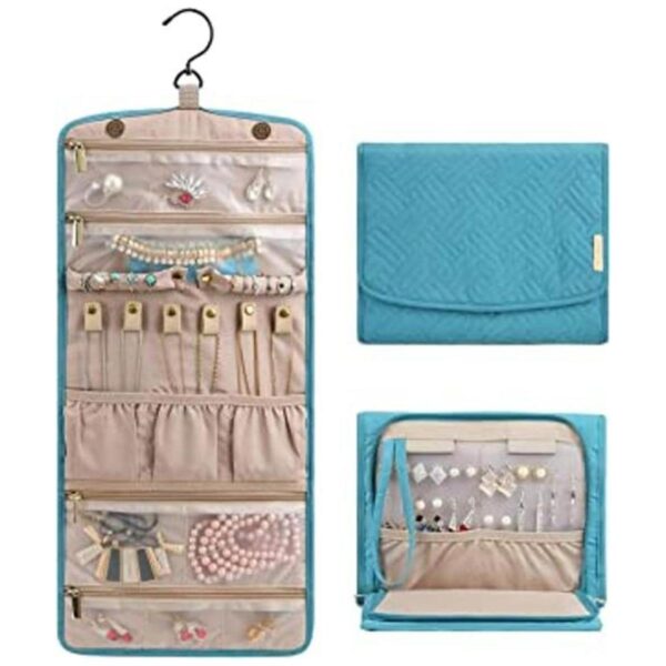 Bagsmart Organizador de joyas plegable de viaje para_1