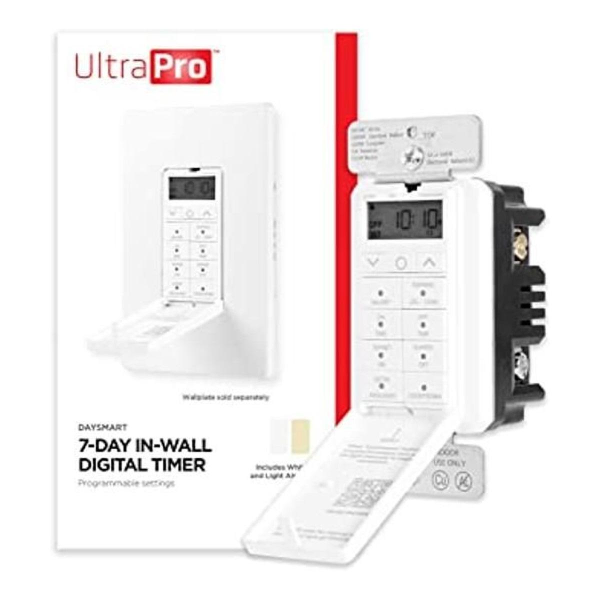 UltraPro Daysmart Interruptor de temporizador digital en