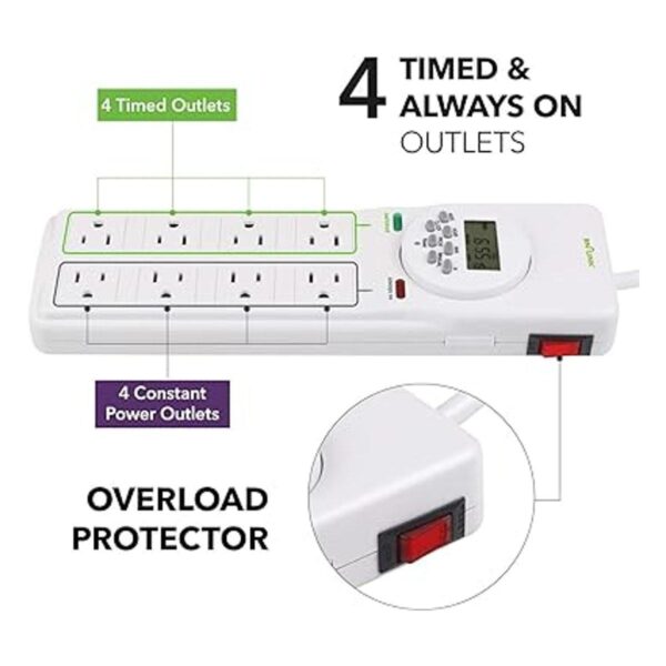 BNLINK Protector contra sobretensiones de 8 salidas con_2