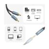 MillSO Adaptador de audio RCA a 0.138 in hembra de 0.138_4