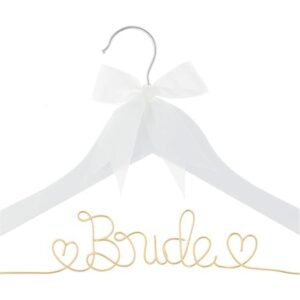 Ella Celebration Bride to Be Perchas de madera y alambre_1