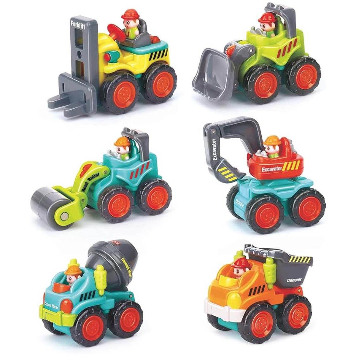 Juego de 6 piezas para vehículos de construcción