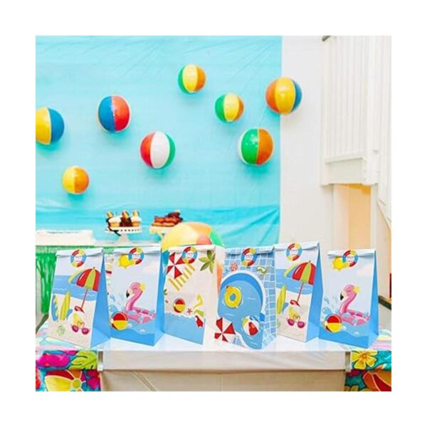 Paquete de 24 bolsas de regalo de dulces con calcomanías_5