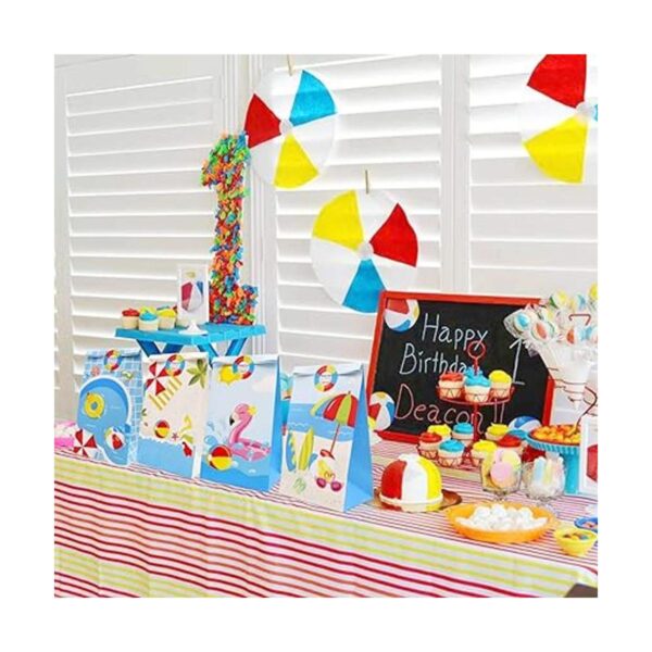 Paquete de 24 bolsas de regalo de dulces con calcomanías_4