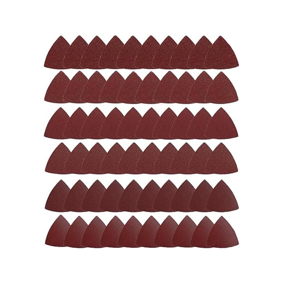 HEMUNC Almohadillas de lija oscilantes triangulares