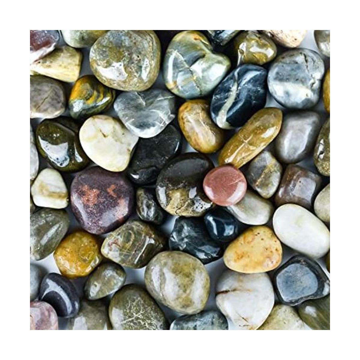 Piedras de río Galashield. Pulidas piedras decorativas