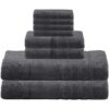 MOSOBAM Juego de baño de bambú de lujo de 8 piezas extra_1