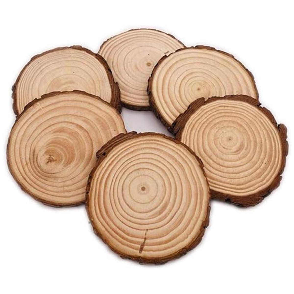 Losas de madera de pino natural sin tratar de 6 a 7