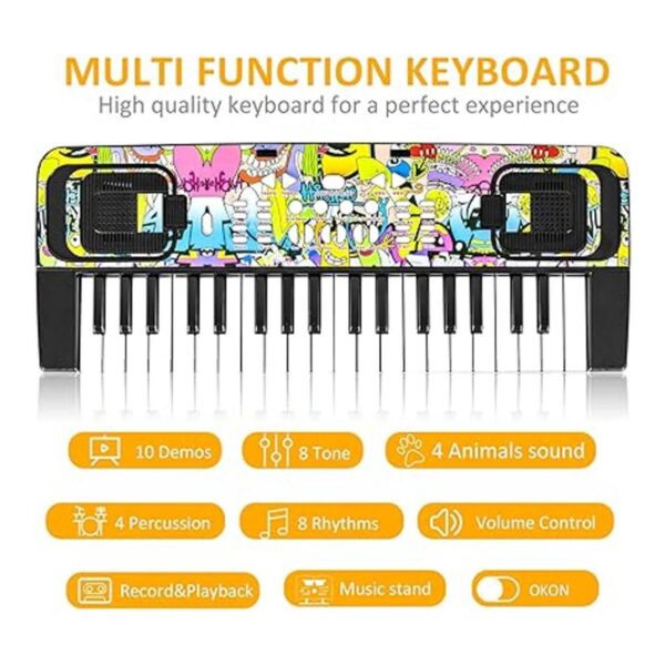 M SANMERSEN Teclado de piano para niños piano para niños_2