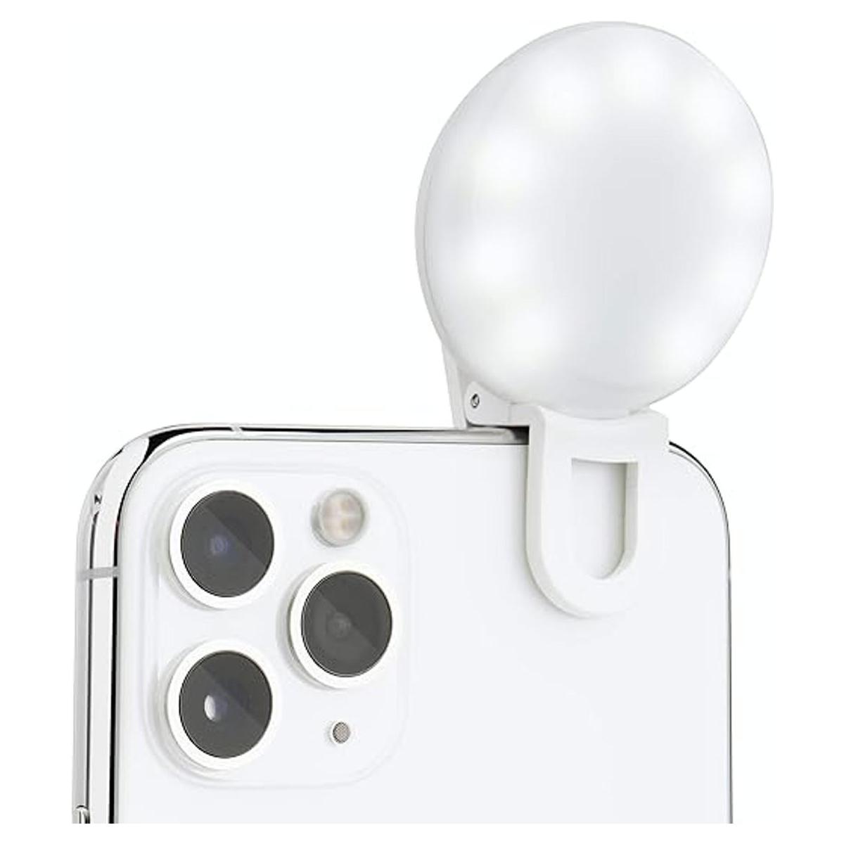 LITTIL Selfie Mini Anillo de luz recargable para teléfono