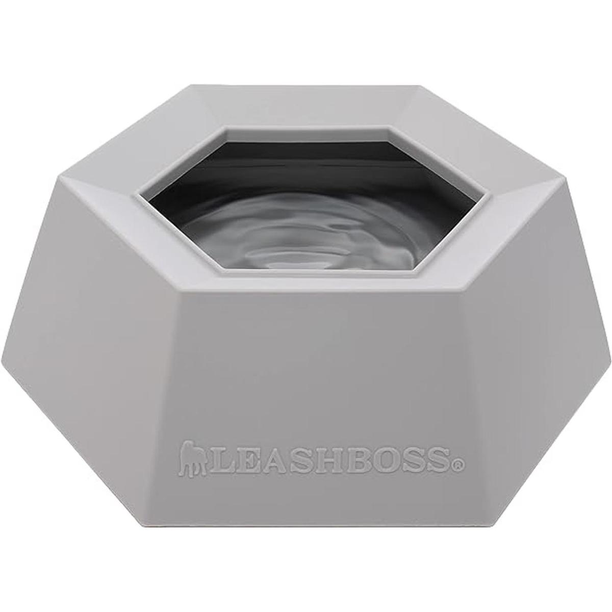 Leashboss Cuenco de agua para perro de viaje sin